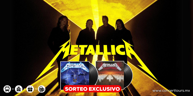 Metallica, 27 y 29 de Septiembre.